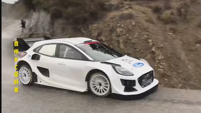 wrc福特车队2023赛季新赛车测试.#拉力赛 #新车测试