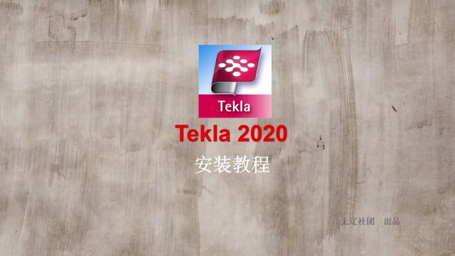 Tekla 2020安装教程