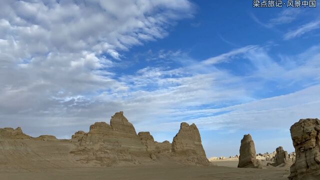 风景中国第21集:新疆若羌县楼兰古城,曾经神秘消失又出现