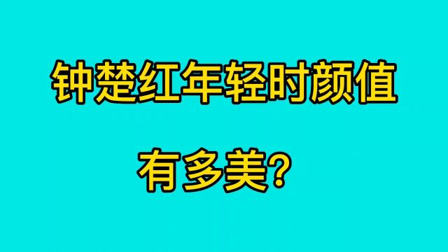 钟楚红年轻时颜值,浓眉大眼瓜子脸,时称:香港的玛丽莲梦露!