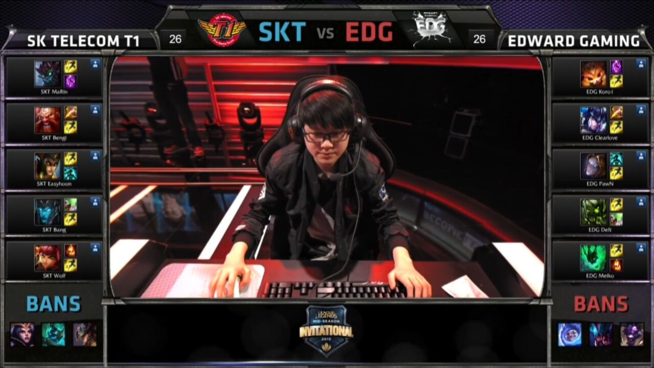 【2015MSI季中冠军赛】总决赛 SKT vs EDG 第一局