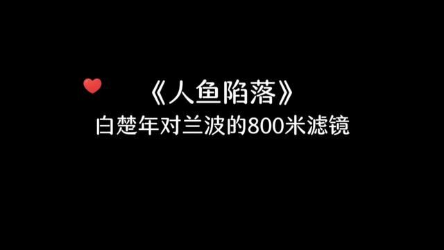 白楚年对他老婆真是有800米滤镜#人鱼陷落 #白楚年 #兰波 #马正阳 #歪歪