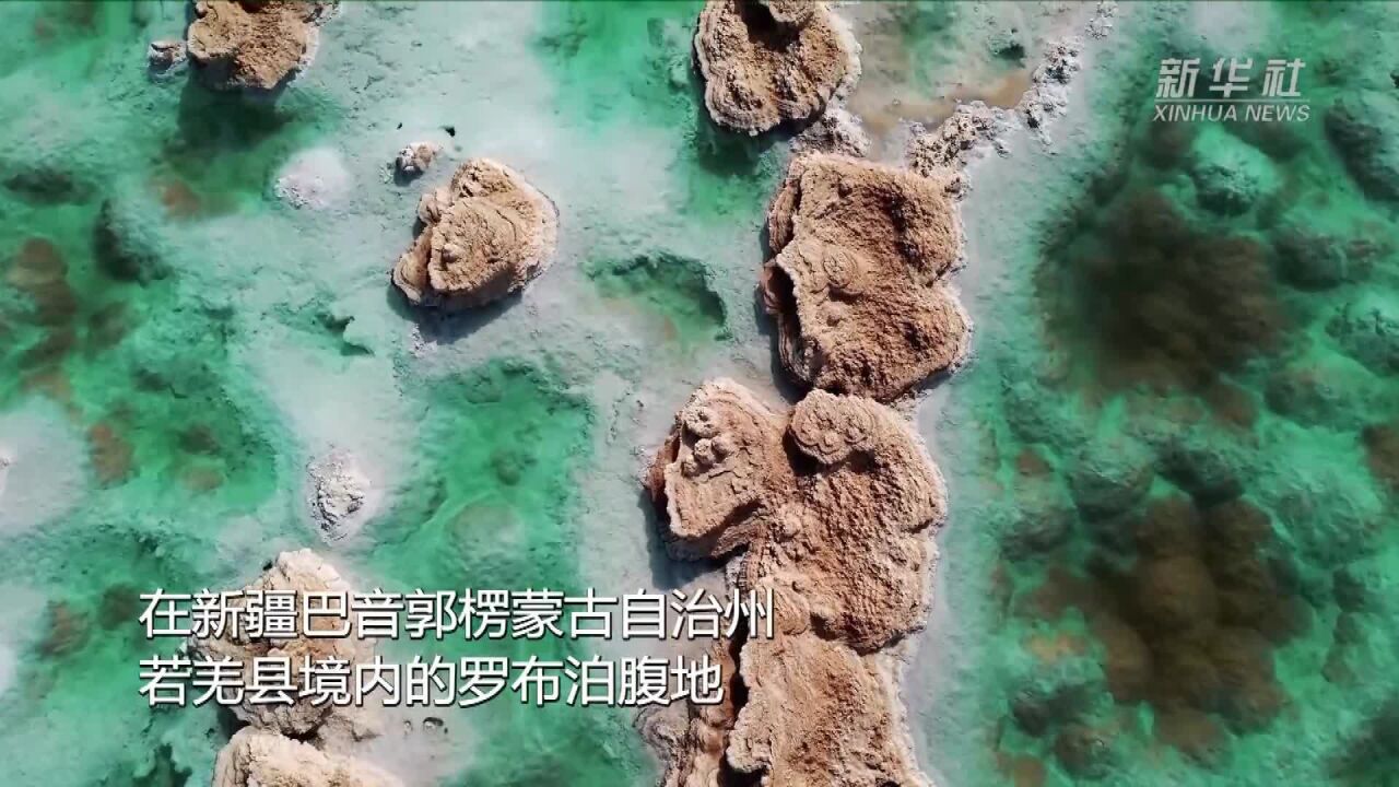 新疆罗布泊:水上“雅丹”梦幻绮丽