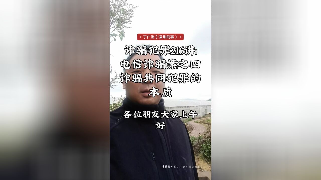 诈骗犯罪216讲:电信诈骗案之四诈骗共同犯罪的本质