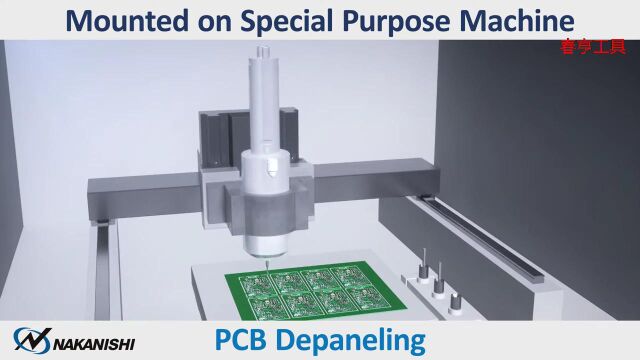 6万转自动换刀PCB电主轴NR5060000ATCRS,专注PCB板高精密切割、钻孔