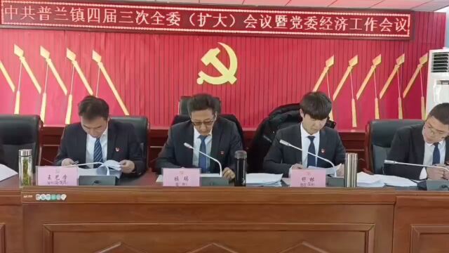 普兰镇召开2023年经济工作会议