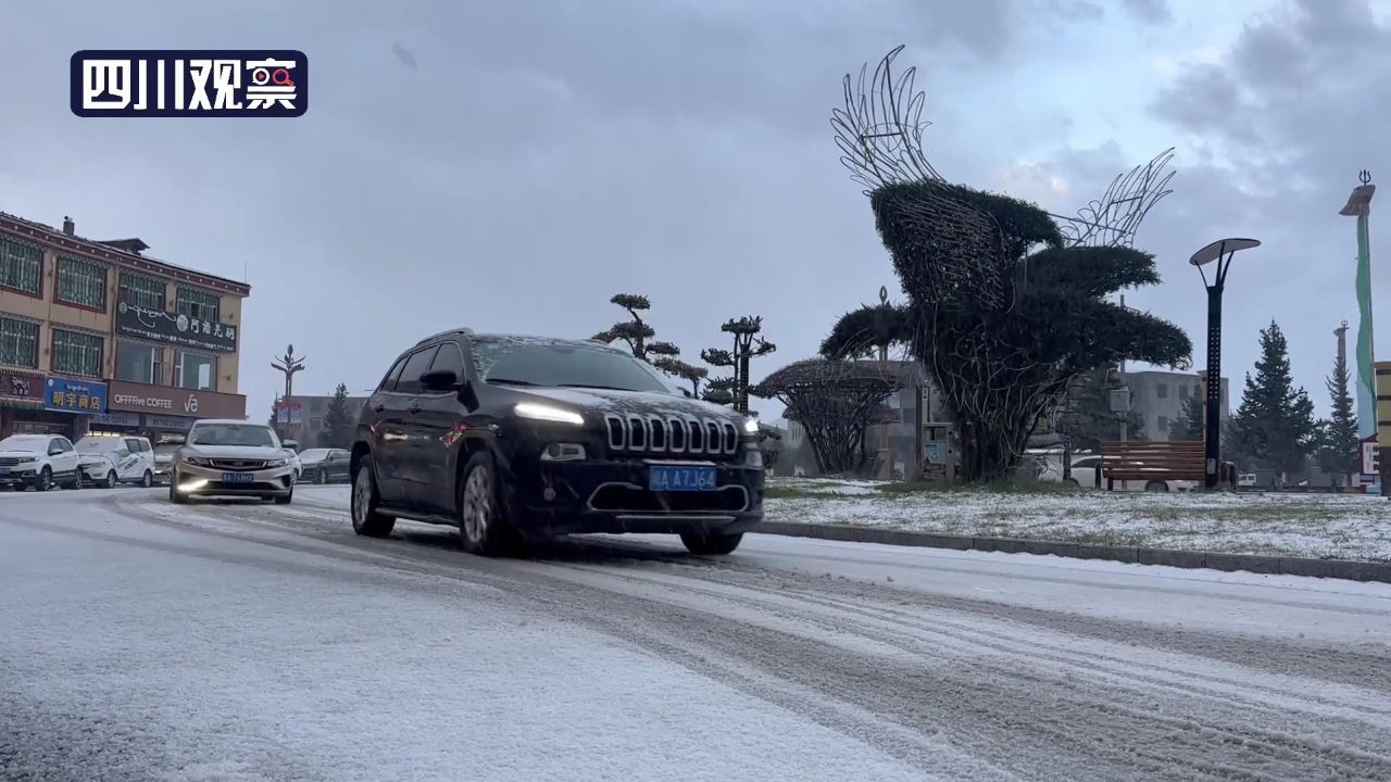 下霰又下雪!红原县一秒入冬