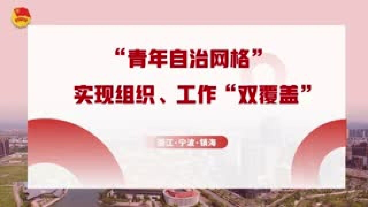 团课|宁波镇海:“青年自治网格”组织体系消除覆盖空白点