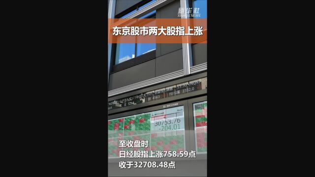 东京股市两大股指上涨