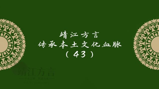 靖江方言传承本土文化血脉(43)