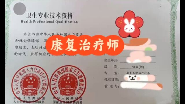 卫生专业资格:药师,护理学、康复医学技术、放射医学技术等