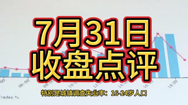 7月31日收盘点评