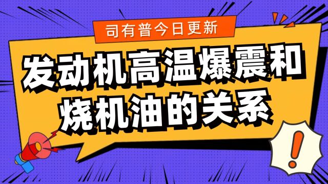 烧机油的发动机为什么频频发生爆震现象