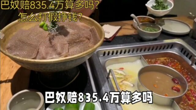 巴奴赔800多万多吗?怎么打假挣钱?