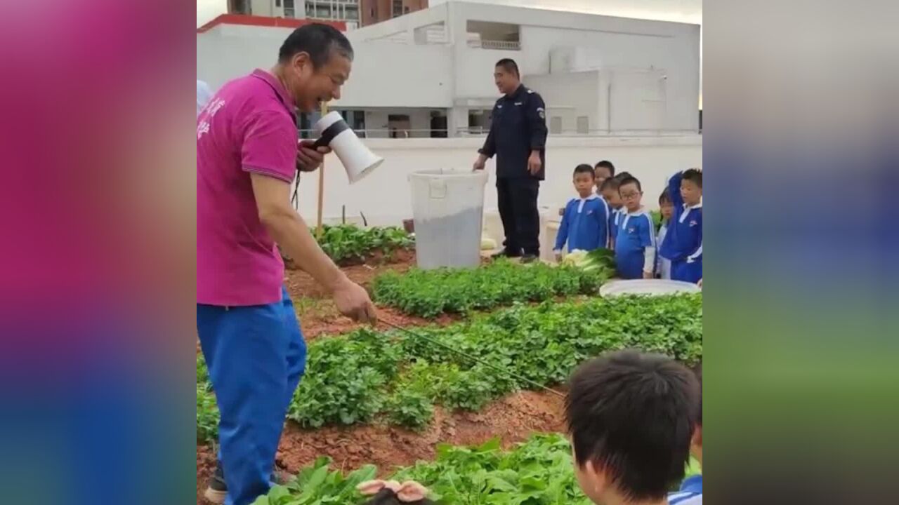 园艺师傅化身劳动课教师!深圳这堂双语劳动课好惊艳