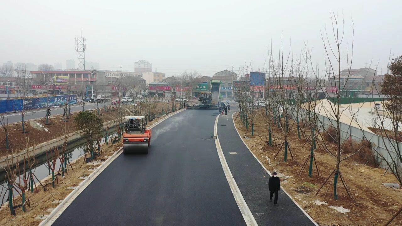 砀山:完善道路建设 方便群众出行