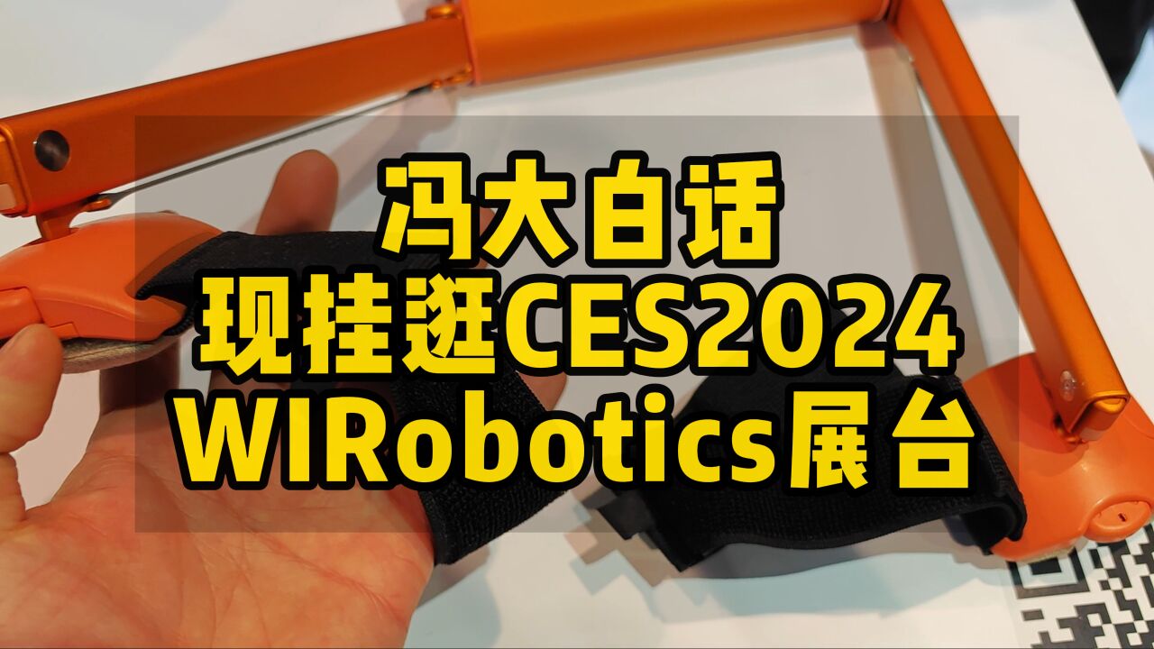 冯大白话 | 现挂逛CES 2024 WIRobotics展台