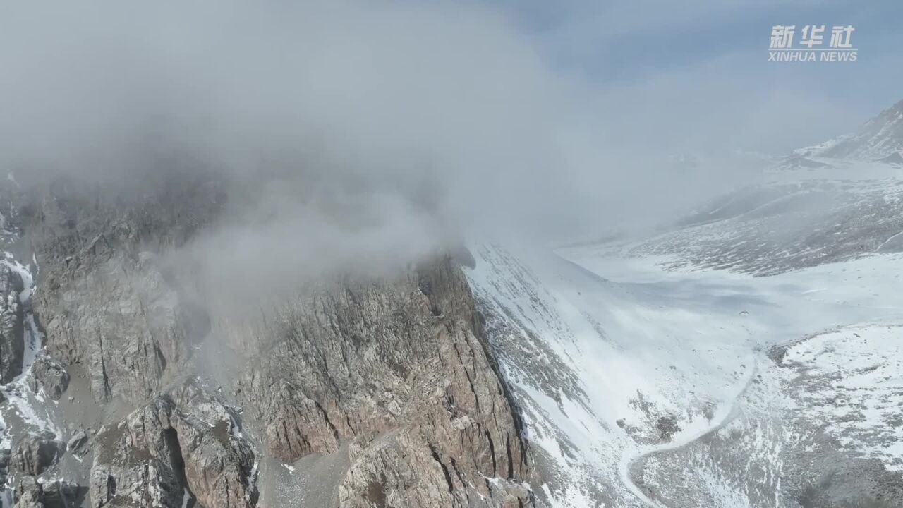 青海门源:冬日岗什卡雪峰壮美如画