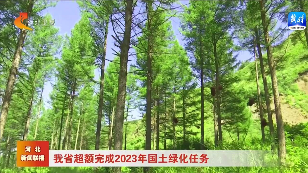 河北省超额完成2023年国土绿化任务