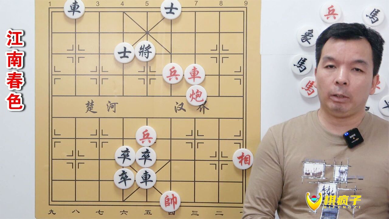 30多年前 买了一副象棋 盒子上的这盘棋 堪称车炮兵运用教科书