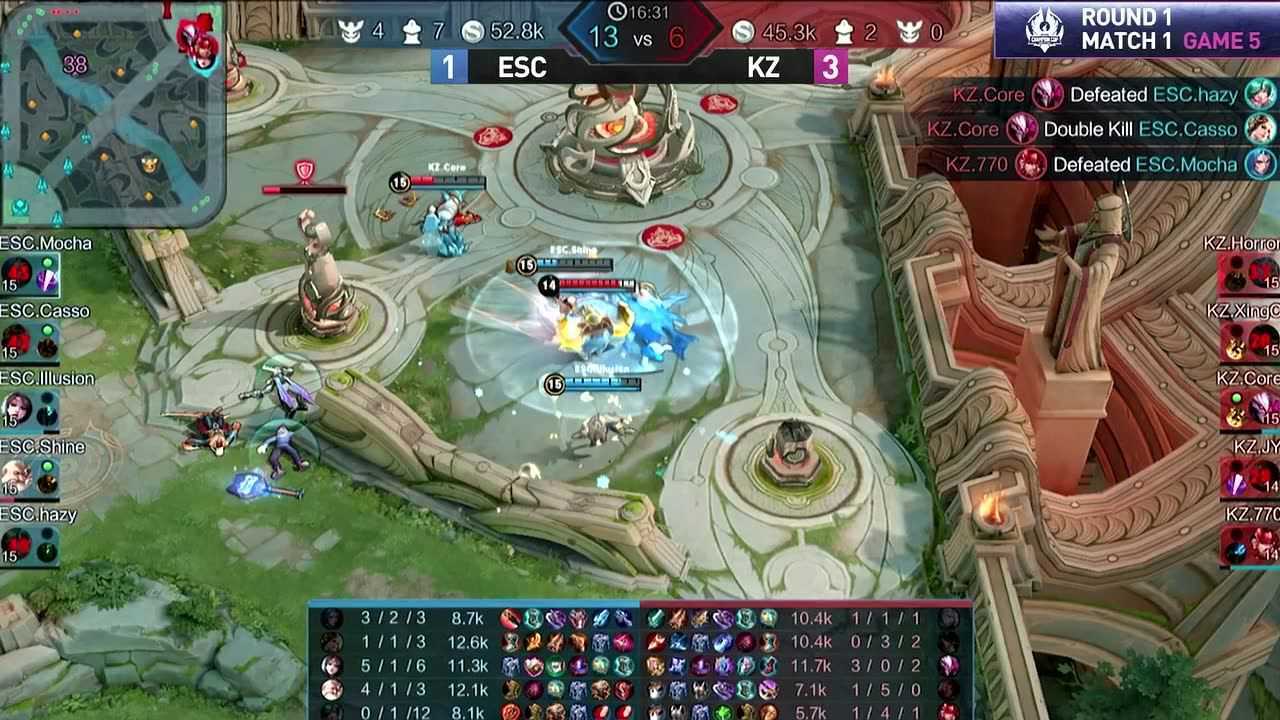 【集锦】KZ vs ESC 第五局 Shine老夫子成关键先生 屡绑C位率队扳回一城