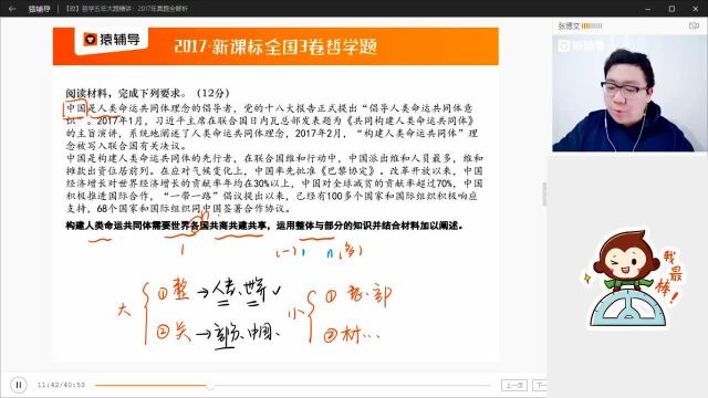 高三2.27【政】哲学五年大题精讲:2017年真题全解析