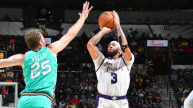 浓眉vs马刺集锦 25+15神兵天降飞身补扣