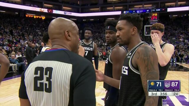 步行者vs国王英文原声全场回放