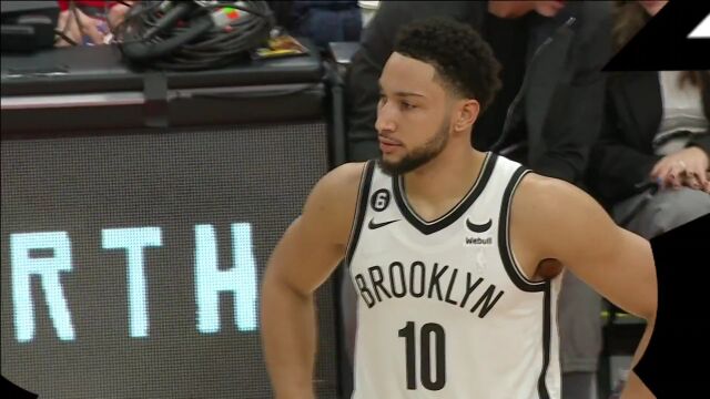 NBA常规赛：篮网vs猛龙第2节中文解说回放