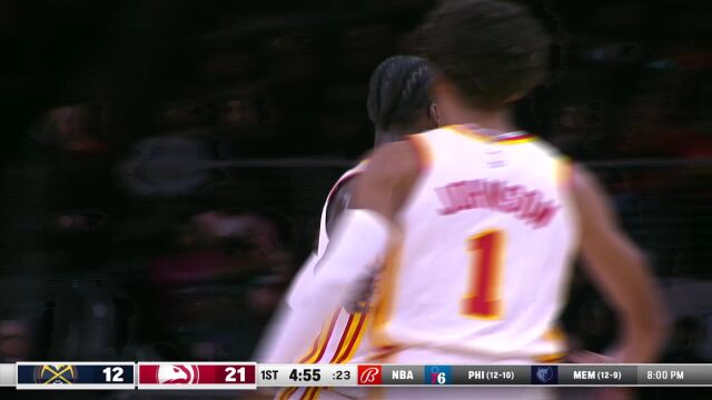 掘金109-117老鹰 特雷杨缺席默里34+8力克掘金