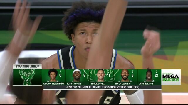 NBA常规赛：雷霆vs雄鹿第1节中文解说回放