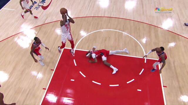 篮网128-86奇才 杜兰特28+9+11篮网42分大胜奇才