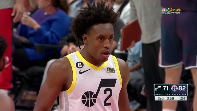 NBA常规赛：爵士vs奇才 英文解说全场回放