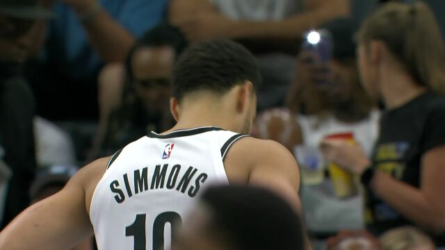 NBA常规赛：篮网vs灰熊第1节英文原声回放