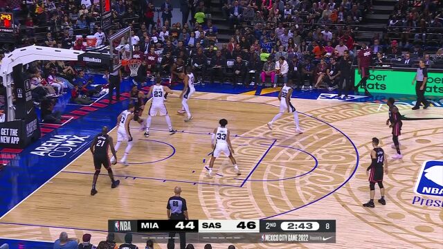 热火vs马刺精华回放 热火末节发力一鼓作气击败马刺