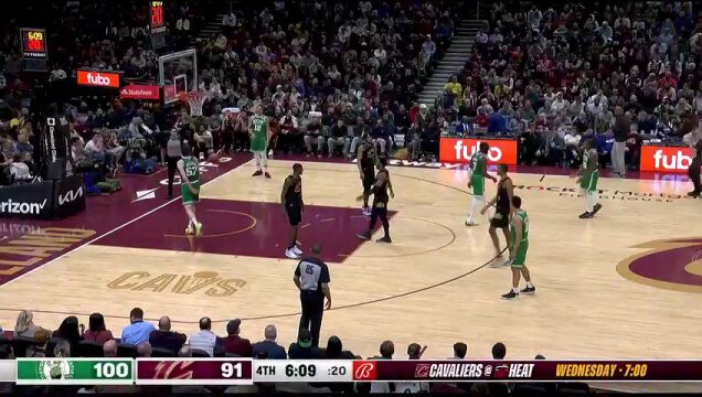 NBA常规赛：凯尔特人vs骑士中文解说全场回放