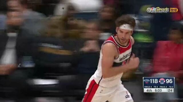 鹈鹕vs奇才第4节英文原声回放