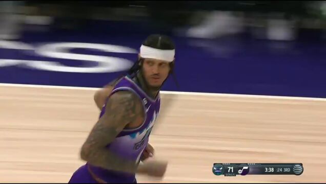 NBA常规赛：黄蜂vs爵士第3节中文解说回放