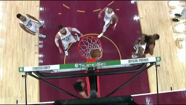 NBA常规赛：鹈鹕vs骑士第2节英文原声回放