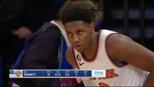 NBA常规赛：步行者vs尼克斯第3节中文解说回放