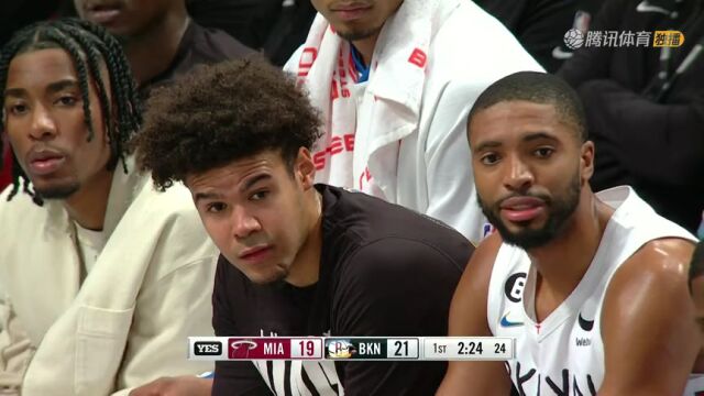NBA常规赛：热火vs篮网中文解说全场回放