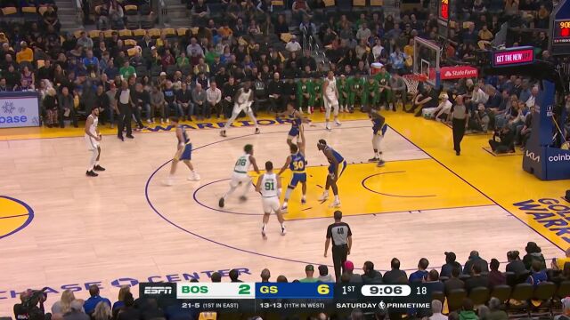 肉装库里跟你闹呢！斯玛特开局手热连取五分