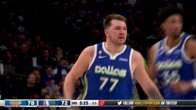 运筹帷幄！东契奇大步流星高打板命中不留情面