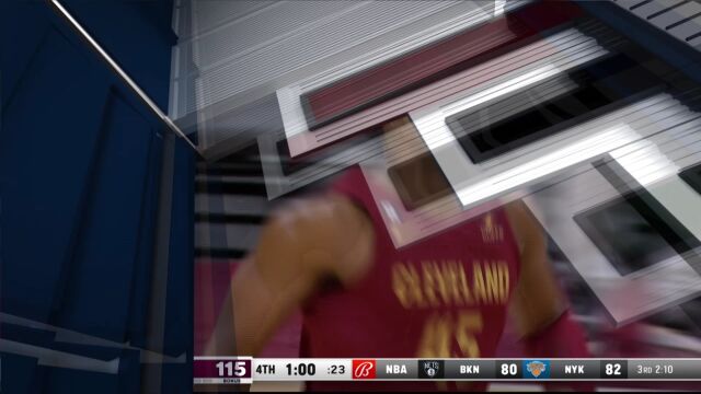 马刺109-117骑士 米切尔41分带队取胜