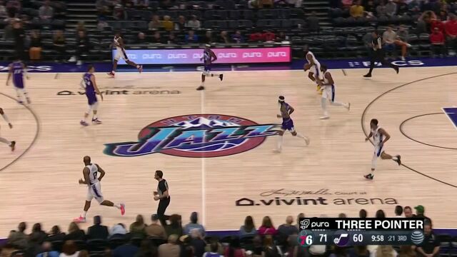 NBA常规赛：费城vs爵士英文原声全场回放