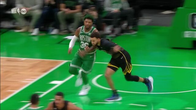 勇士vs凯尔特人加时一英文原声回放