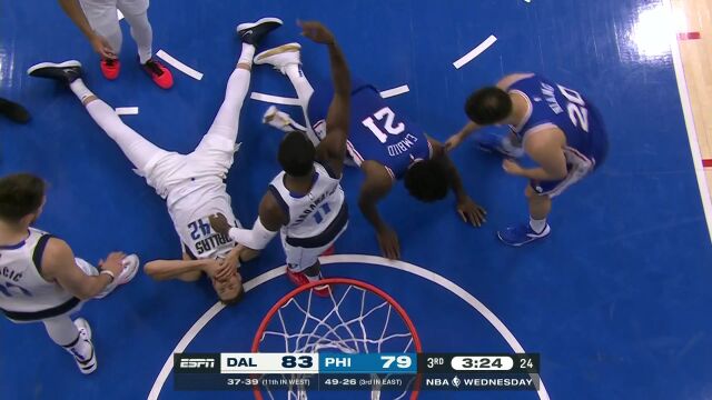 独行侠vs76人英文原声全场回放