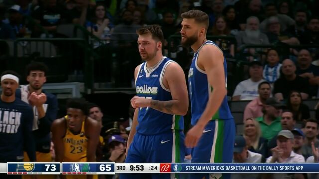 NBA常规赛：步行者vs独行侠第3节中文解说回放