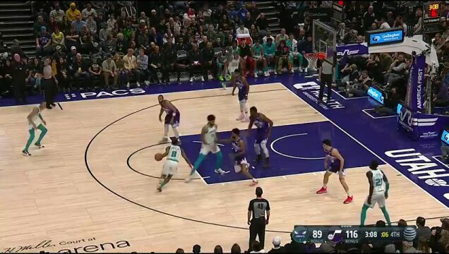 NBA常规赛：黄蜂vs爵士中文解说全场回放