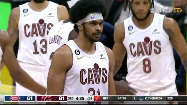 NBA常规赛：活塞vs骑士第3节中文解说回放
